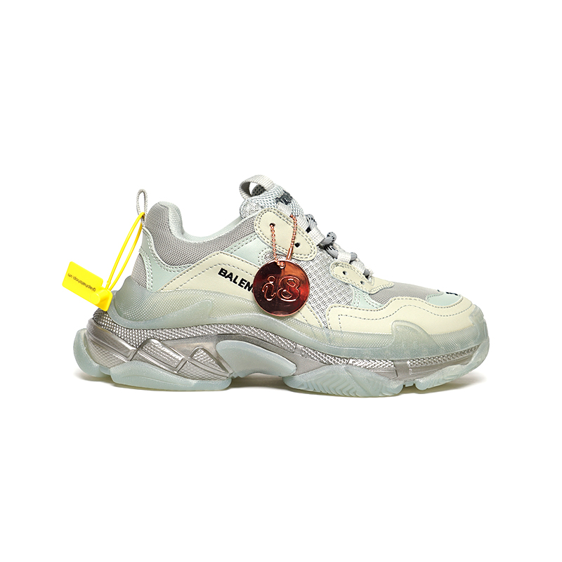 Giày Balenciaga Triple S Clear Sole Xám Siêu Cấp Like Au 999 #19 Giày Balenciaga Triple S Clear Sole Xám Siêu Cấp Like Au 999
